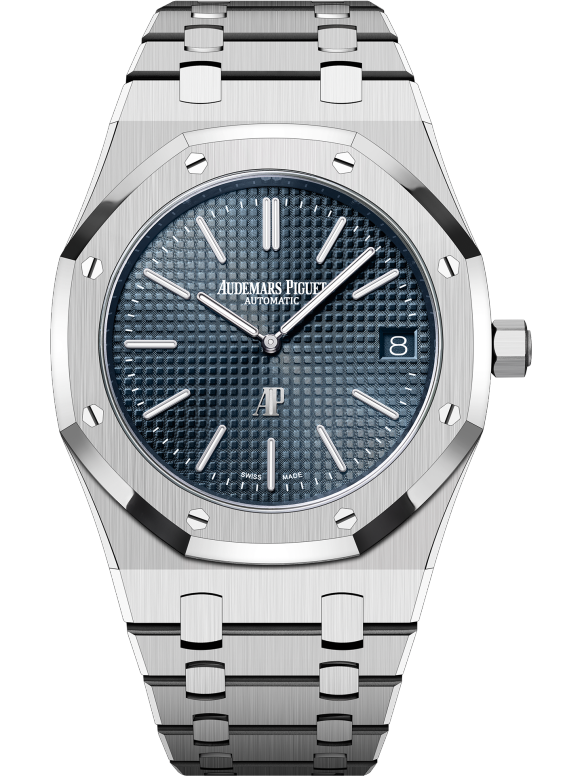 Silver 904L Steel Night Blue - Automatic Watch - 39mm