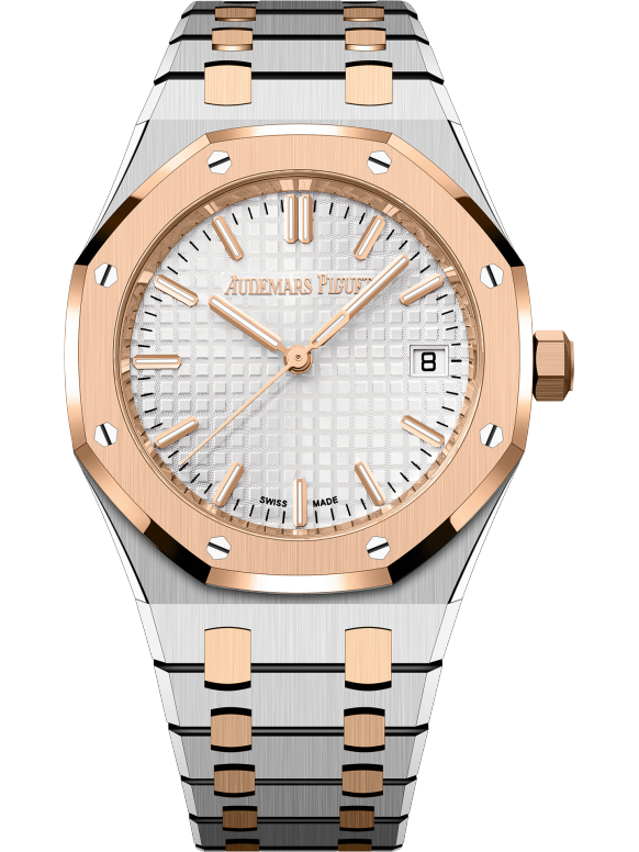 Silver Gold 904L Steel and Silver Dial - Watch - 34mm