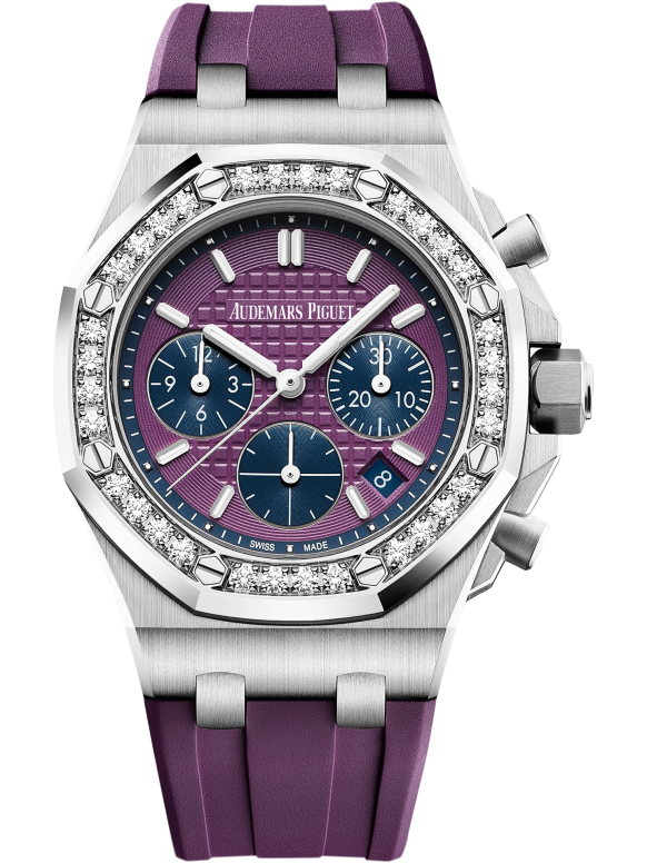 Purple strap - Titanium purple dial - Watch - 37mm