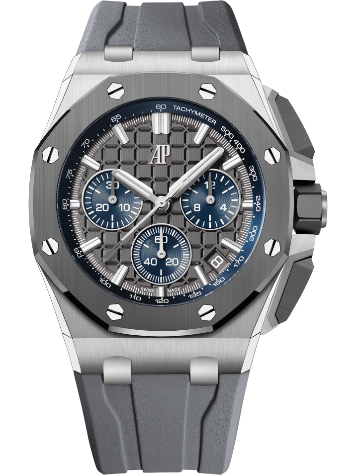 Grey strap - Titanium grey dial - Watch - 43mm