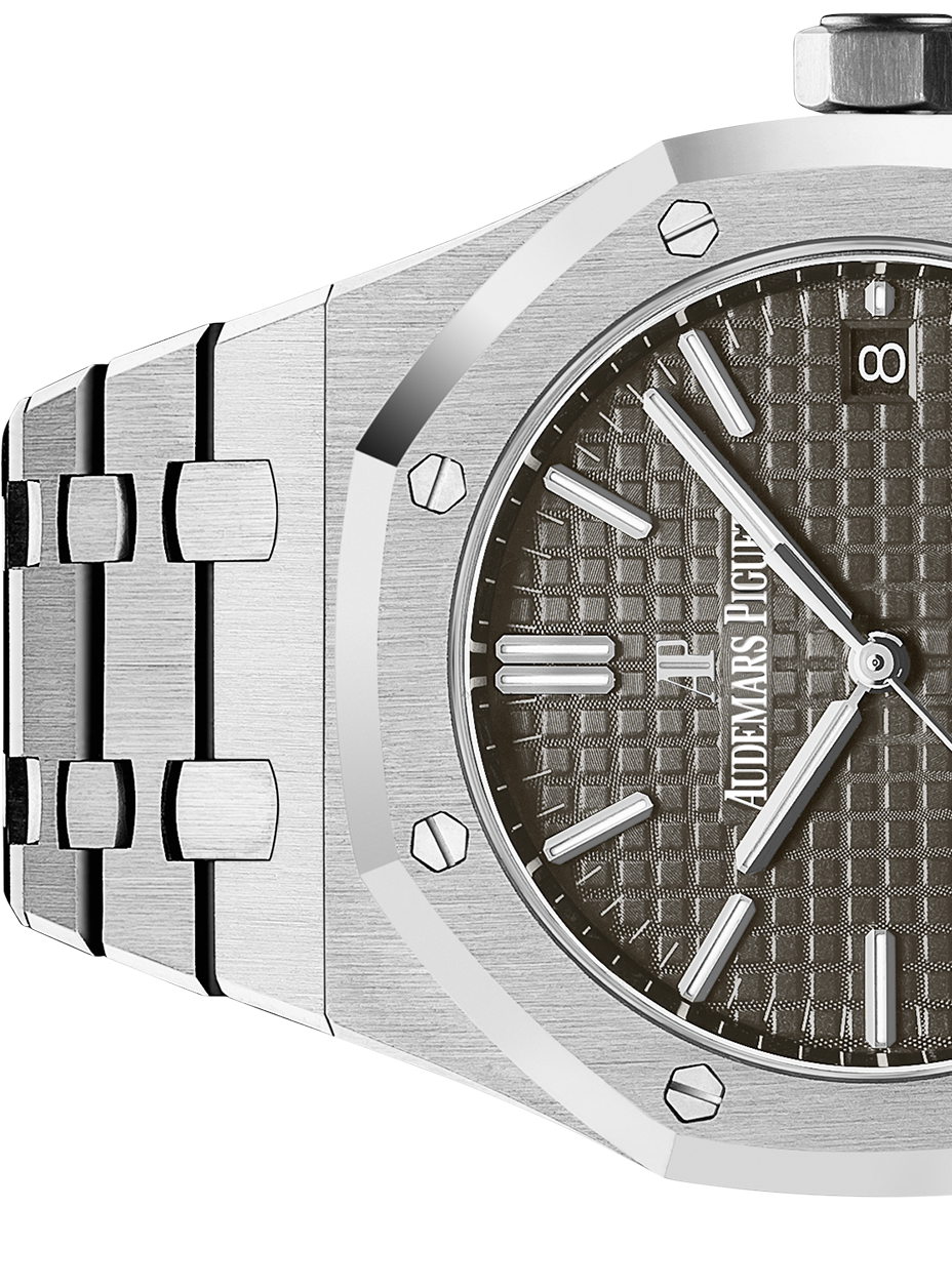 Silver Gold 904L Steel Gray Ruthenium Dial - Watch - 37mm