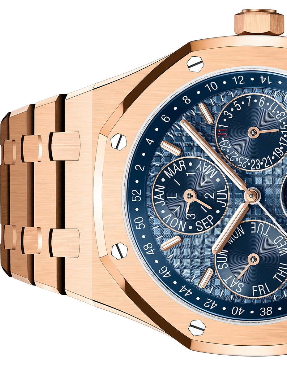 Rose Gold 904L Steel Blue Dial - Watch - 41mm